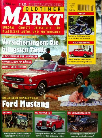 Deckblatt Oldtimer Markt (04/2004)
